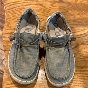 Hey Dude gray shoes